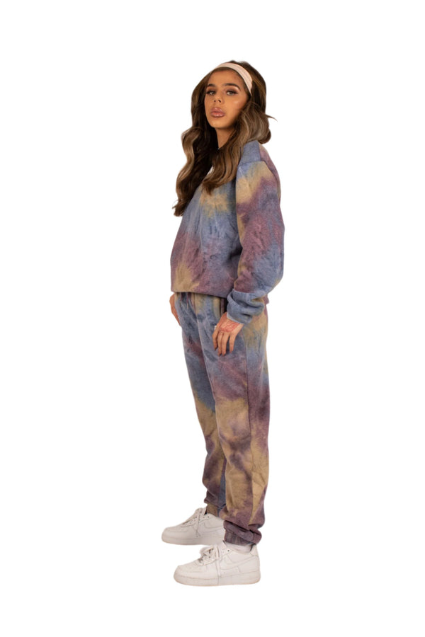 Liquor & Poker Purple Tie Dye Sweater