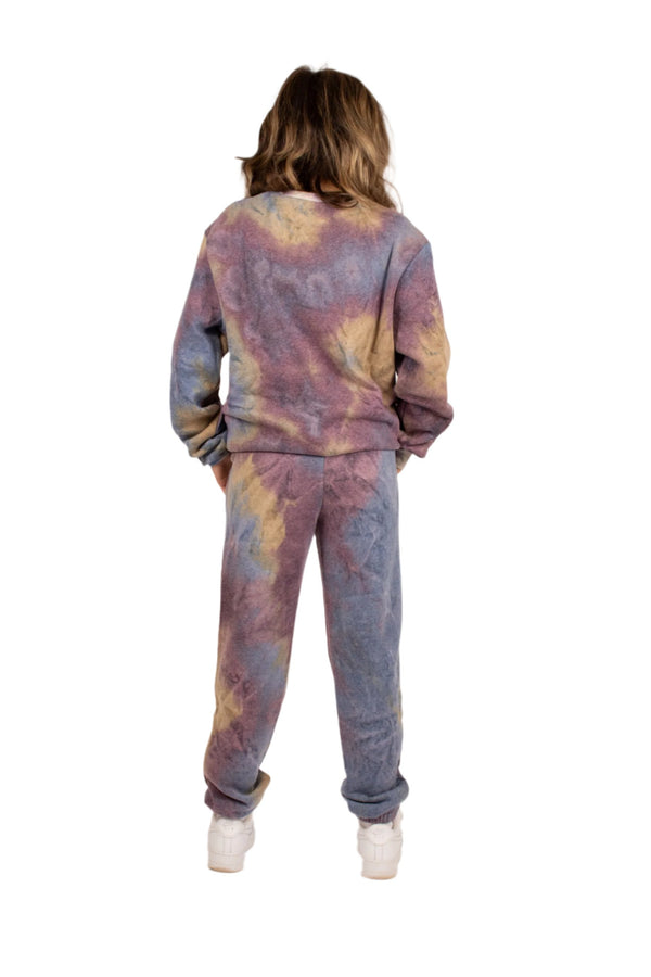 Liquor & Poker Purple Tie Dye Sweater