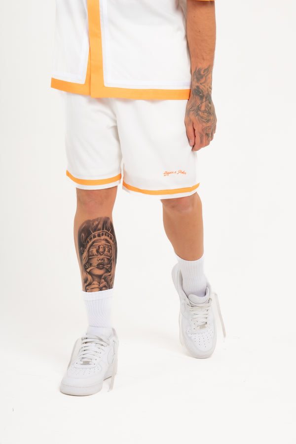 liquor & poker Relaxed Forbidden Fruits White Shorts