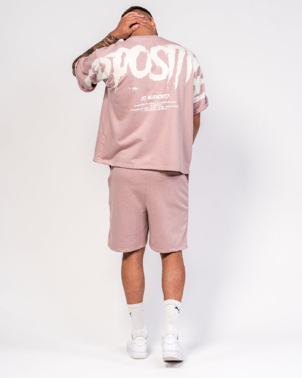 Liquor & Poker Soft Pink Relaxed Fit Jersey Shorts