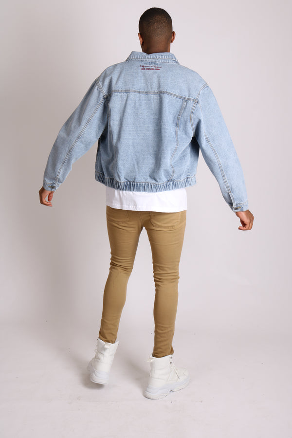 Liquor & Poker Stretch Skinny Denim Jeans In Tan