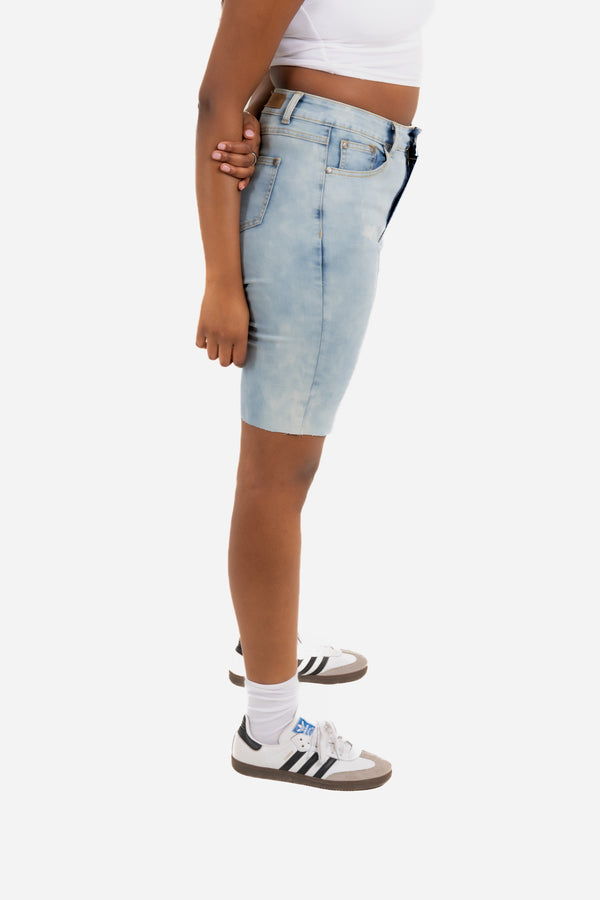 Liquor & Poker Super Stretch Denim Cycling Shorts