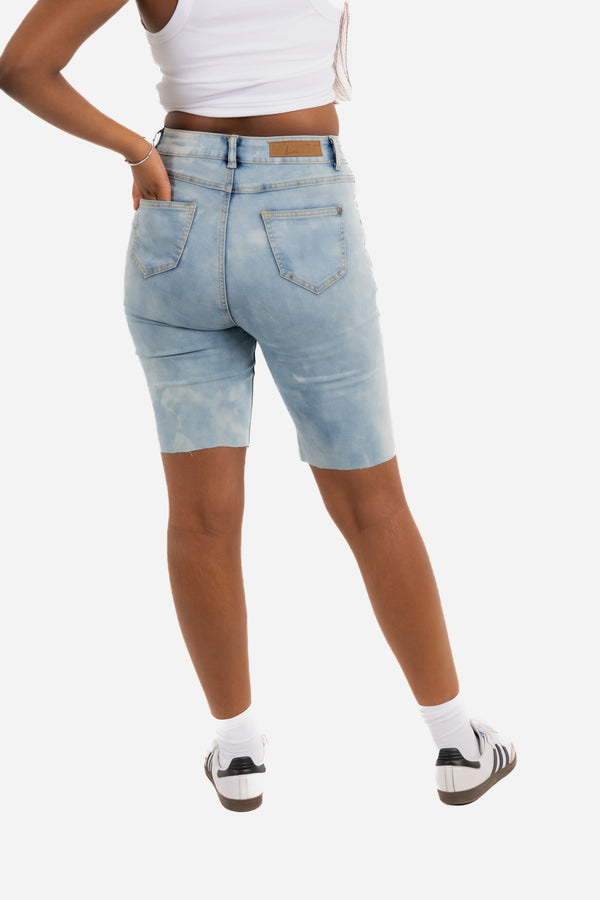 Liquor & Poker Super Stretch Denim Cycling Shorts