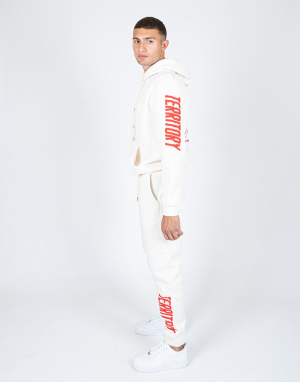Liquor & Poker Unisex Territory Jogger In Off White