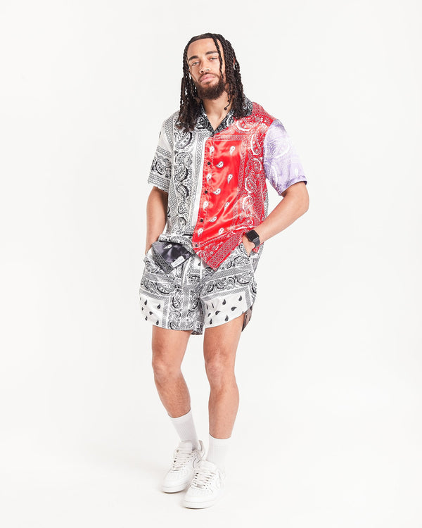 liquor & poker Westside Bandanna Print Shirt