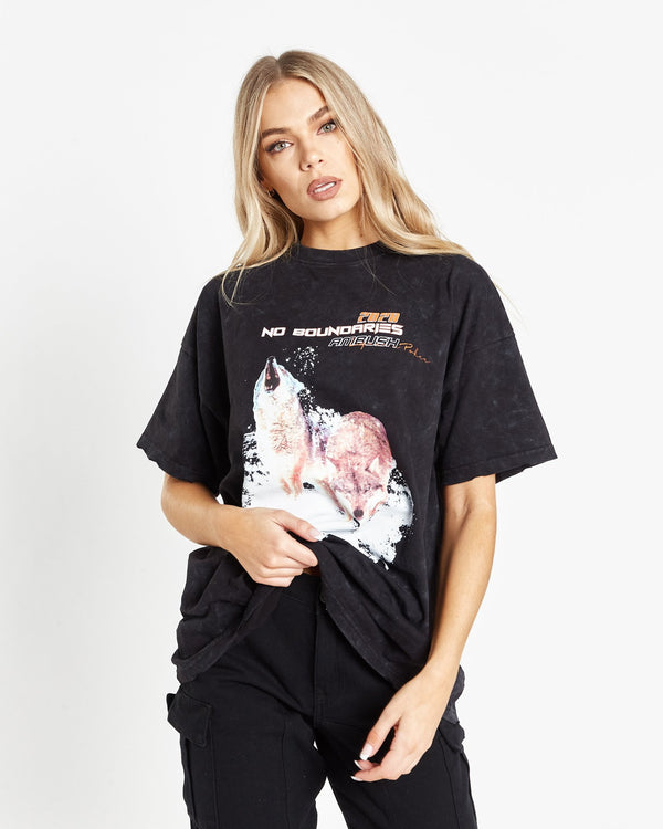 liquor & poker No Boundaries Ambush Oversized T Shirt