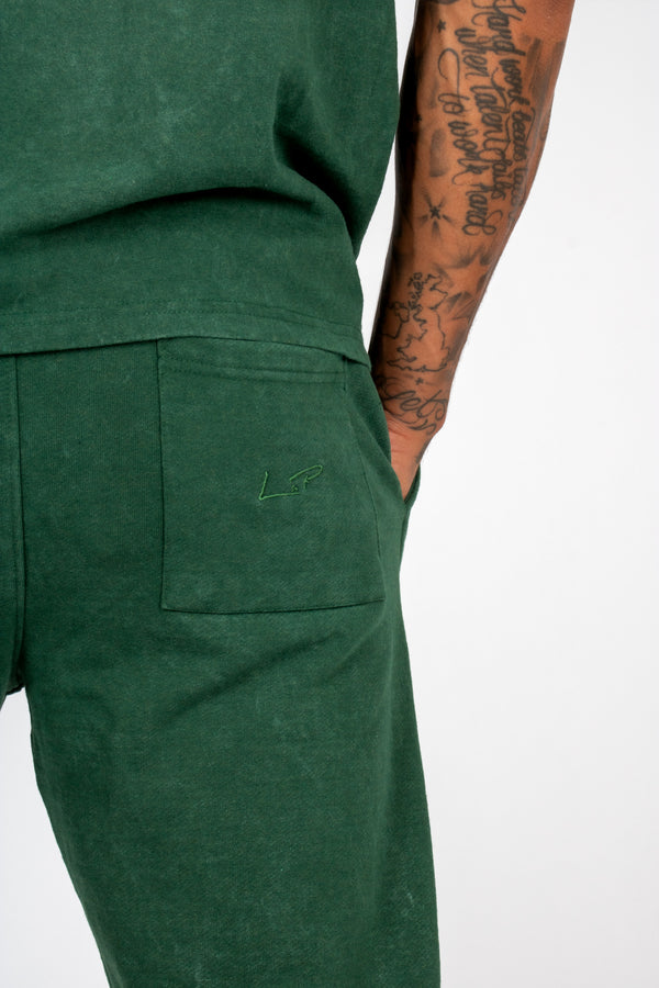 Liquor & Poker Premium Recycled Forest Acid Green Straight Leg Jogger