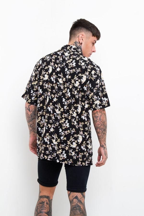 Liquor & Poker Super Skinny Black Wash Distressed Denim Shorts