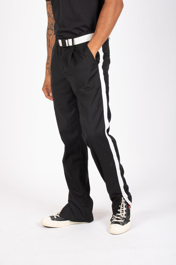 Liquor & Poker Utility Straight Leg Side Stripe Trousers
