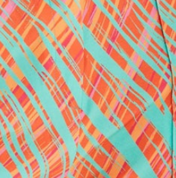 Liquorish Women’s Flare Trousers In Orange With All Over Print - Tailored Fit - Statement Style By Liquorish