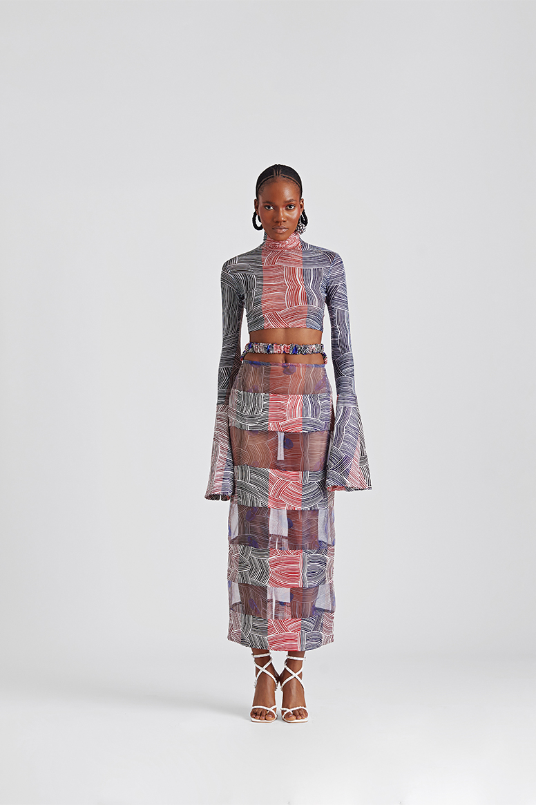 Lisa Folawiyo Look 7 (skirt)