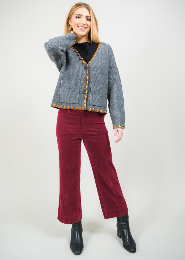 Lisette L Charlene Corduroy 26" Wide Crop Pant Choose An Option