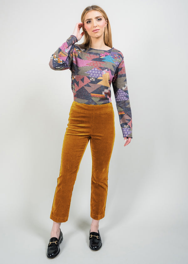 lisette l Charlene Corduroy 28" Straight Leg Ankle Pant Choose an option