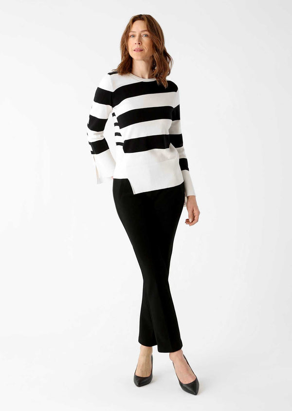 lisette l Jolie Crepe Fabric 29'' Straight Leg Trouser W/Pockets Choose an option