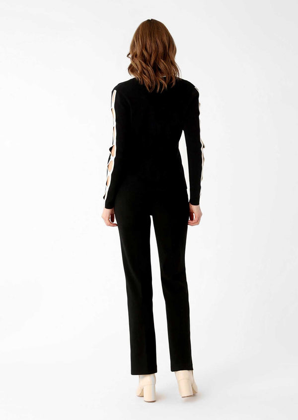 Lisette L Jolie Crepe Fabric 30'' Straight Leg Trouser W/Pockets Choose An Option