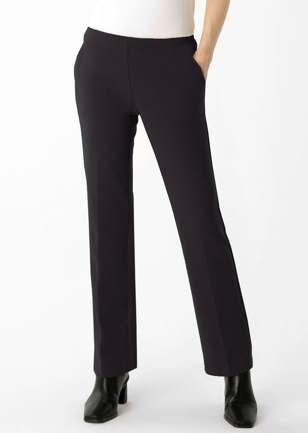 lisette l Jolie Crepe Fabric 30" Wide Leg Pant W/ Pockets Choose an option