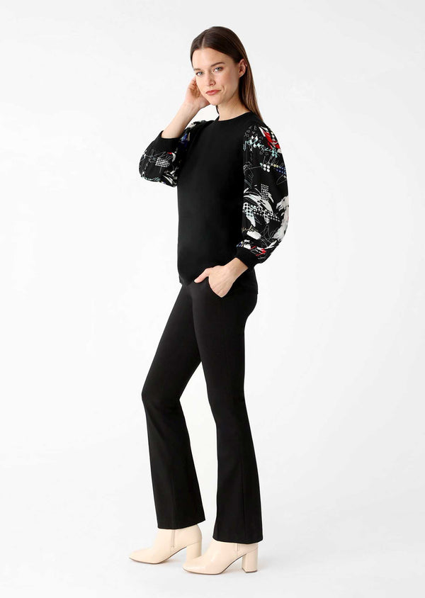 Lisette L Kathryne Fabric 31" Mini-Flair W/ Pockets 01