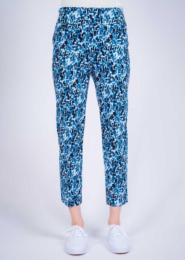 lisette l Brick Print 26" Slim Ankle Pant 95