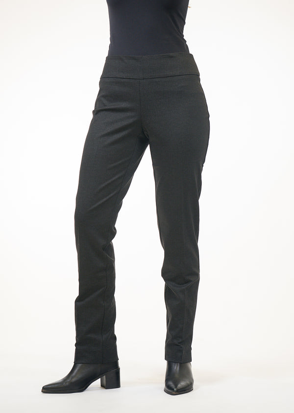 Lisette L CINDER 31" Slim Pant CHARCOAL