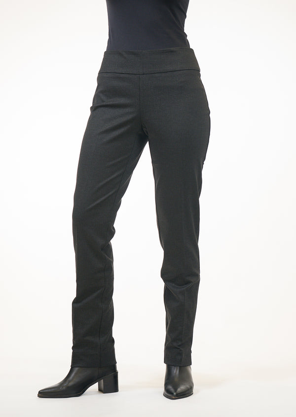 Lisette L CINDER 31" Slim Pant CHARCOAL