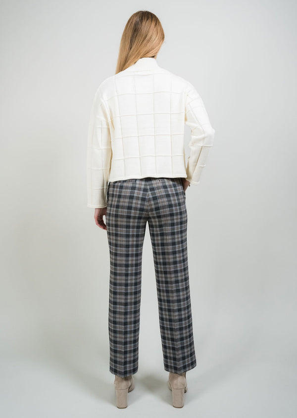 Lisette L Elise Plaid 28" Ankle Trouser MULTI