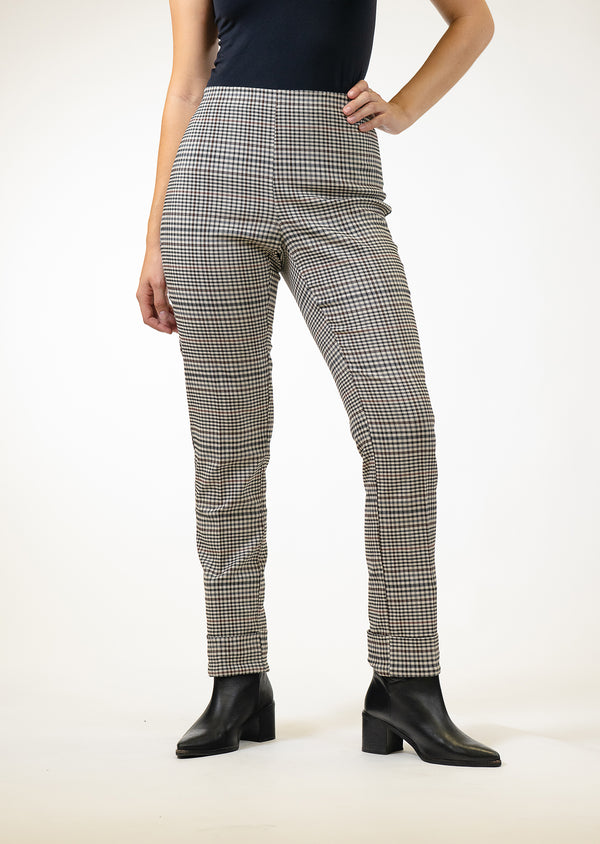 Lisette L Scarlett Check 29" Cuff Pant MULTI