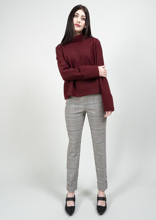 lisette l Scarlett Check 29" Cuff Pant MULTI