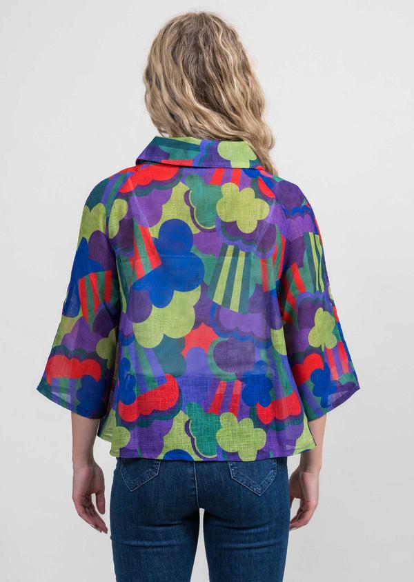 Lisette L Short Swing Jacket PURPLE