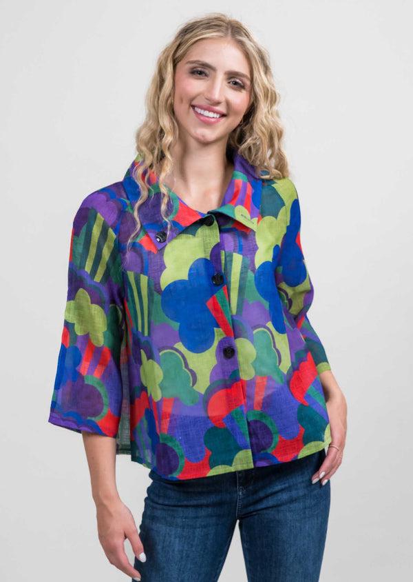 lisette l Short Swing Jacket PURPLE