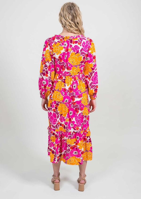 Lisette L Tassel Maxi Dress PINK