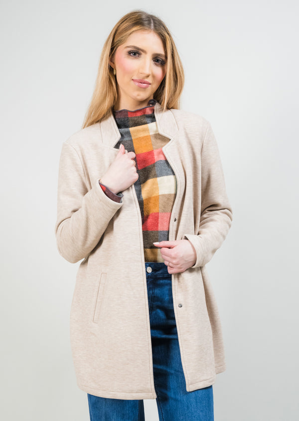 lisette l Margaret Inverted Notch Lapel Overcoat Choose an option