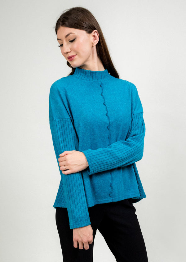Lisette L RIB DETAIL SHORTER SWEATER Choose An Option