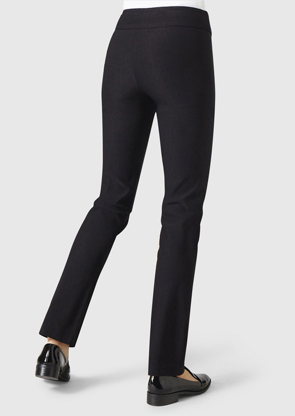 Lisette L Solid Magical Lycra 33" True Straight Pant 01