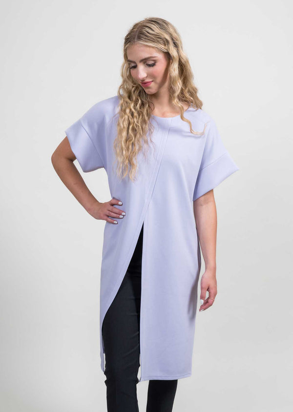 Lisette L Split Front Structured Topper Sweater Choose An Option