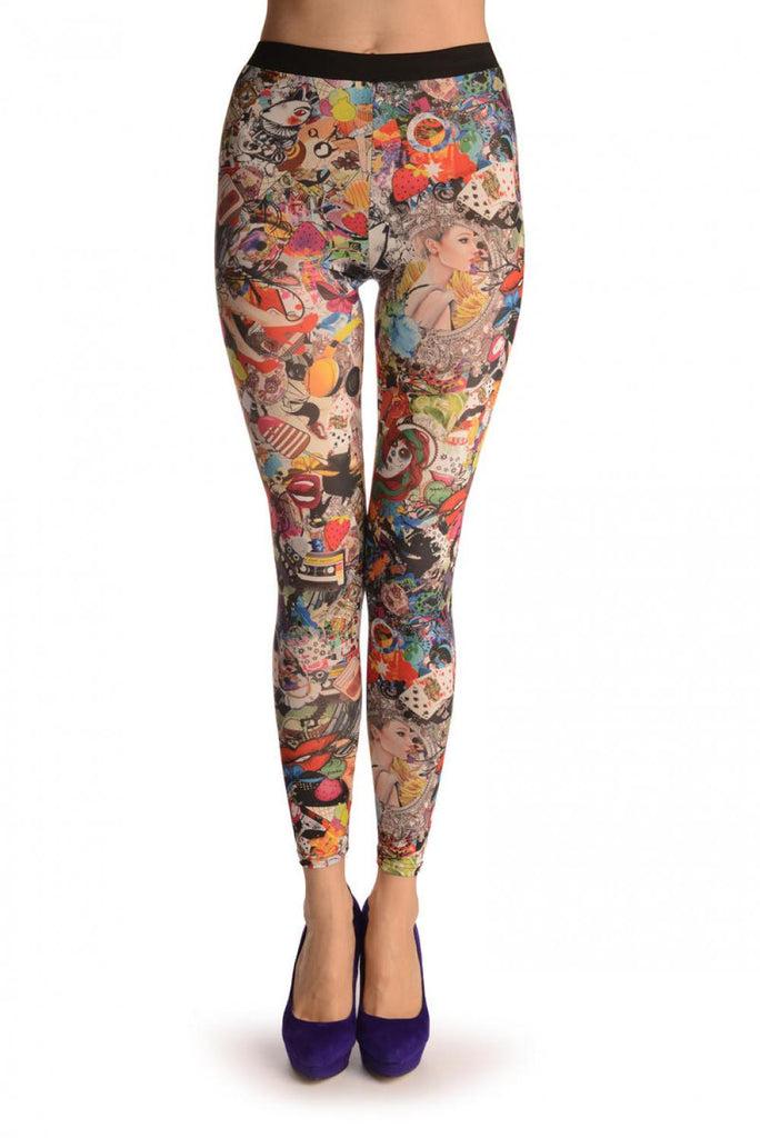 liss kiss Alice Wonderland Favourite Things - Leggings
