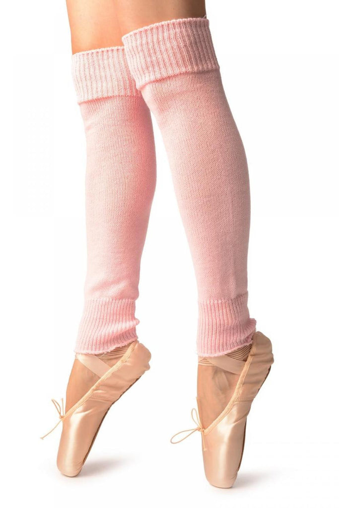 Liss Kiss Baby Pink Plain Dance/Ballet Leg Warmers - Leg Warmers