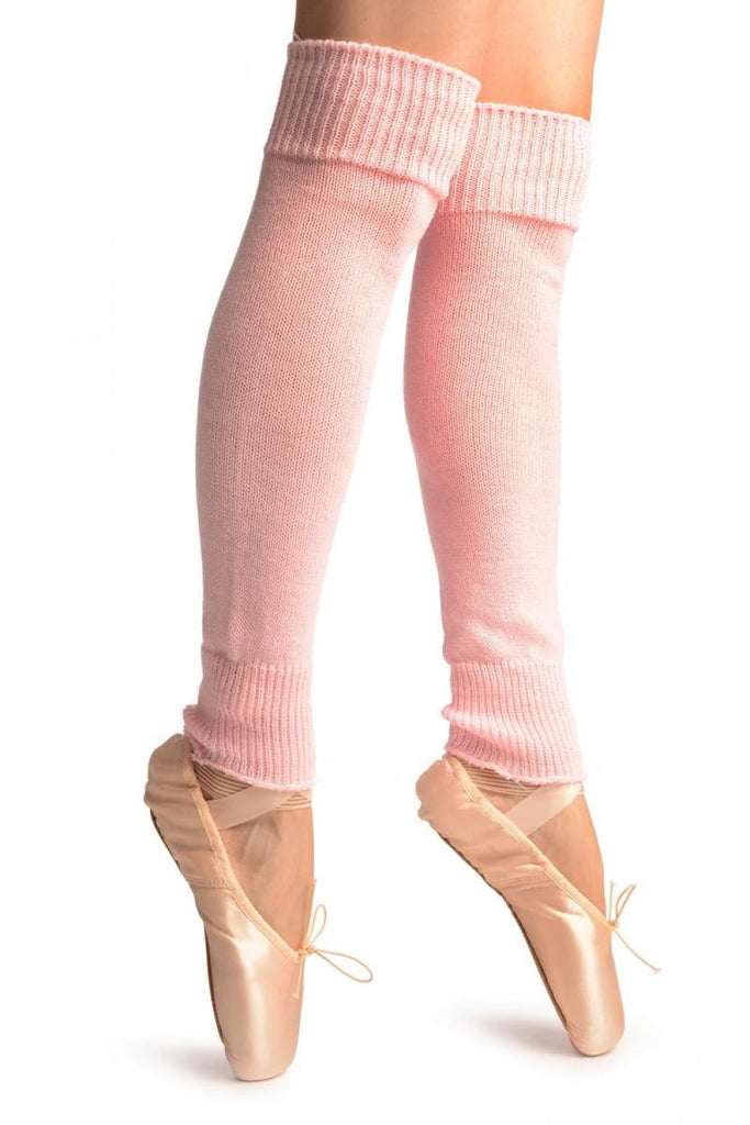 Liss Kiss Baby Pink Plain Dance/Ballet Leg Warmers - Leg Warmers