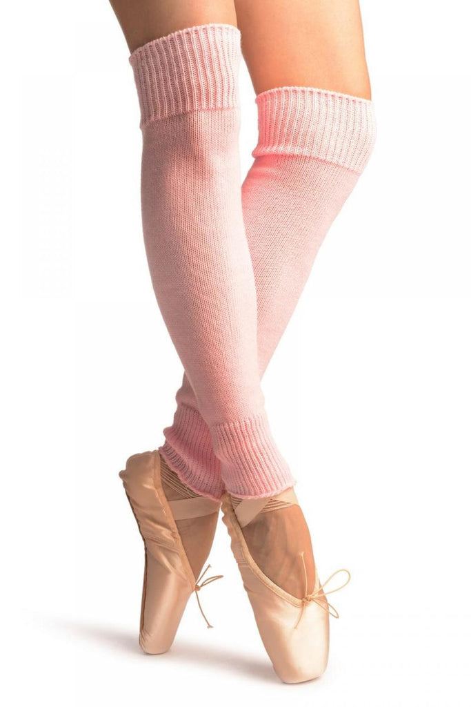 liss kiss Baby Pink Plain Dance/Ballet Leg Warmers - Leg Warmers