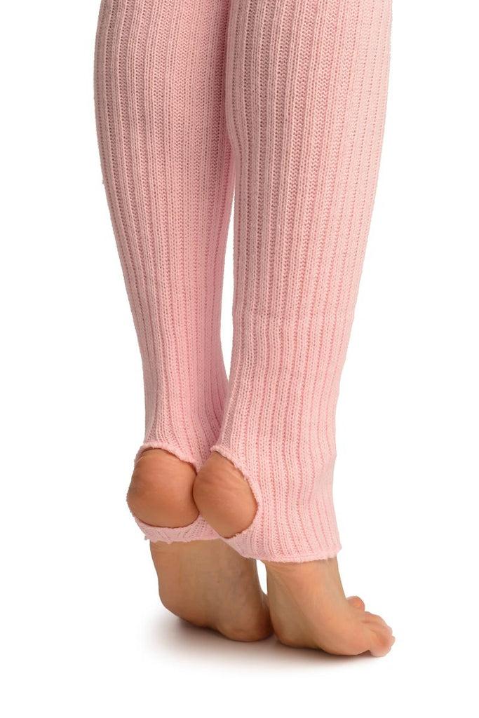 Liss Kiss Baby Pink Stirrup Dance/Ballet Leg Warmers - Leg Warmers