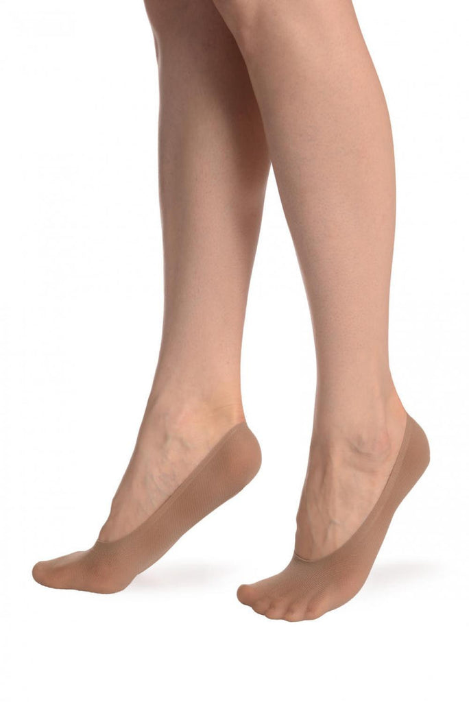Liss Kiss Beige Invisible 20 Den Footsies Socks - Footsies Socks