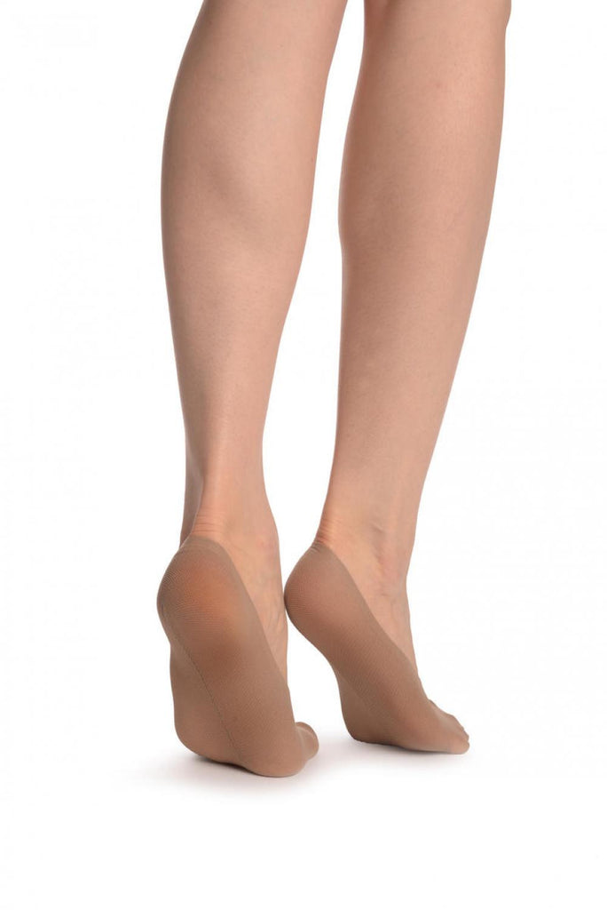 Liss Kiss Beige Invisible 20 Den Footsies Socks - Footsies Socks