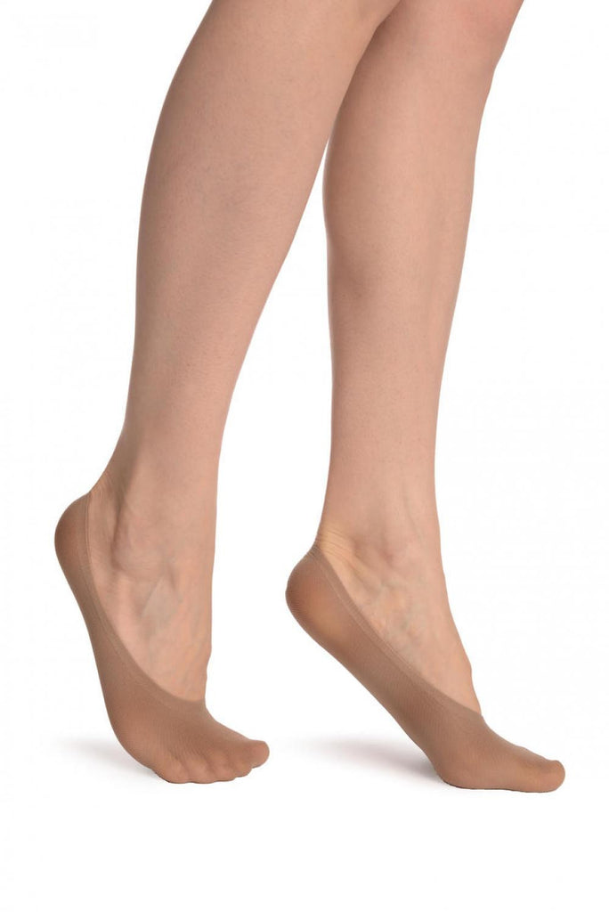 liss kiss Beige Invisible 20 Den Footsies Socks - Footsies Socks