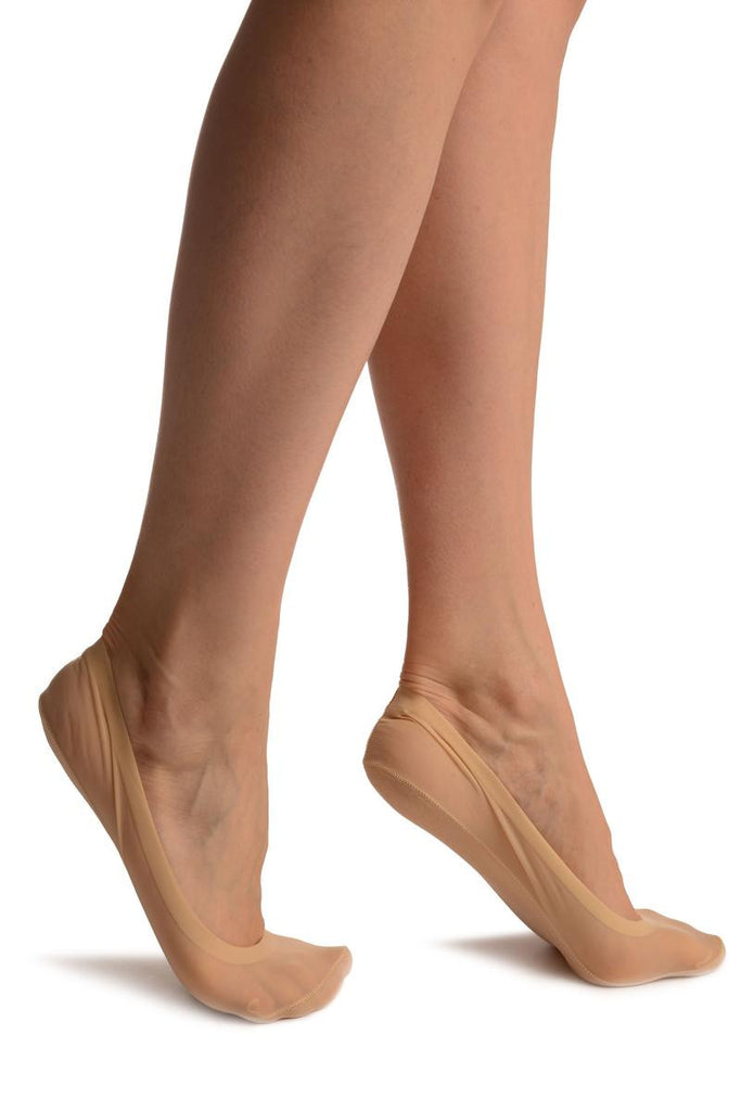 liss kiss Beige Low Rise With Silicon Grip & Cotton Sole Footsies - Footsies Socks
