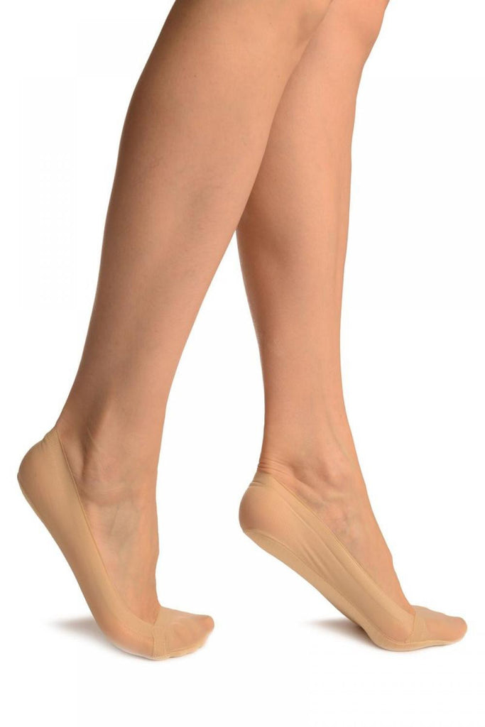 liss kiss Beige Mesh With Silicon Grip Cotton Sole Footsies - Footsies Socks