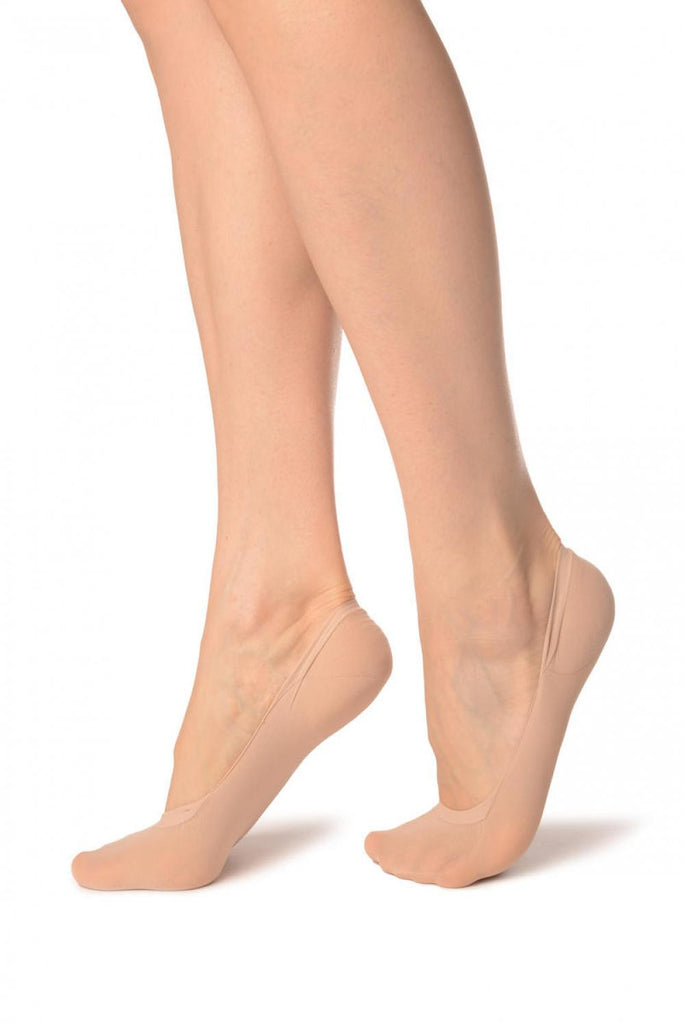 Liss Kiss Beige Opaque Footies 40 Den - Footsies Socks