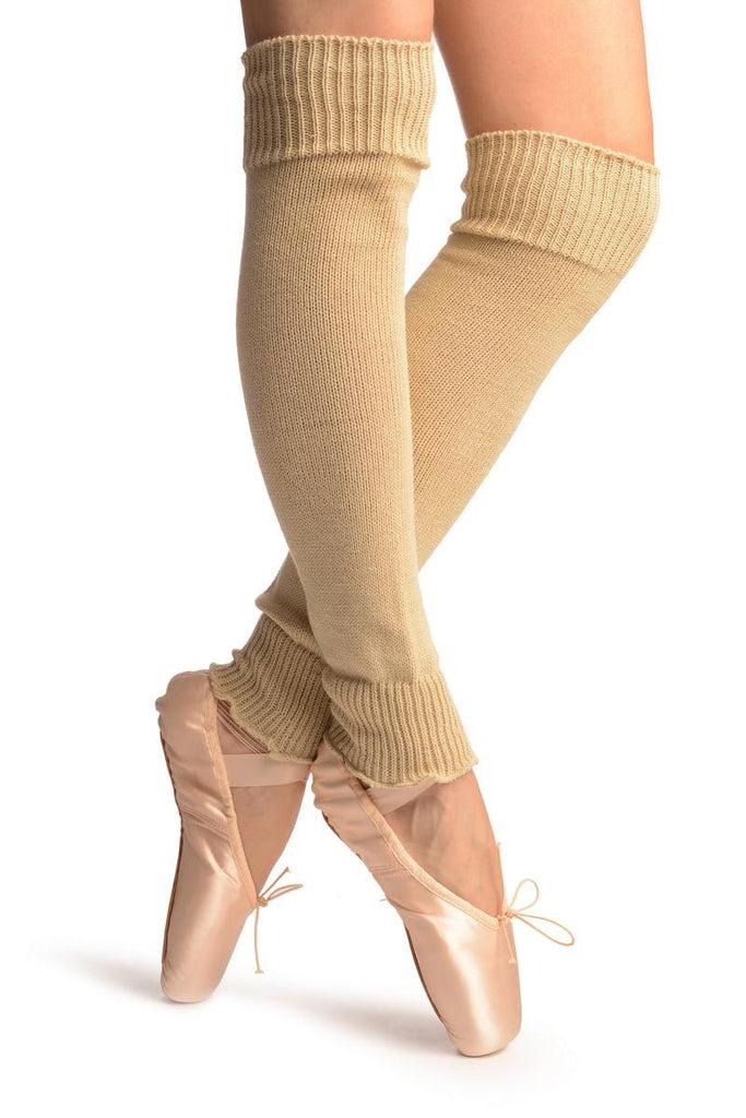 liss kiss Beige Plain Dance/Ballet Leg Warmers - Leg Warmers liss kiss Beige Plain Dance/Ballet Leg Warmers - Leg Warmers