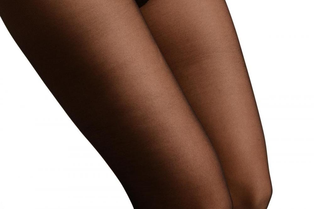 Liss Kiss Black Crotchless With Red Seam Tights - Tights