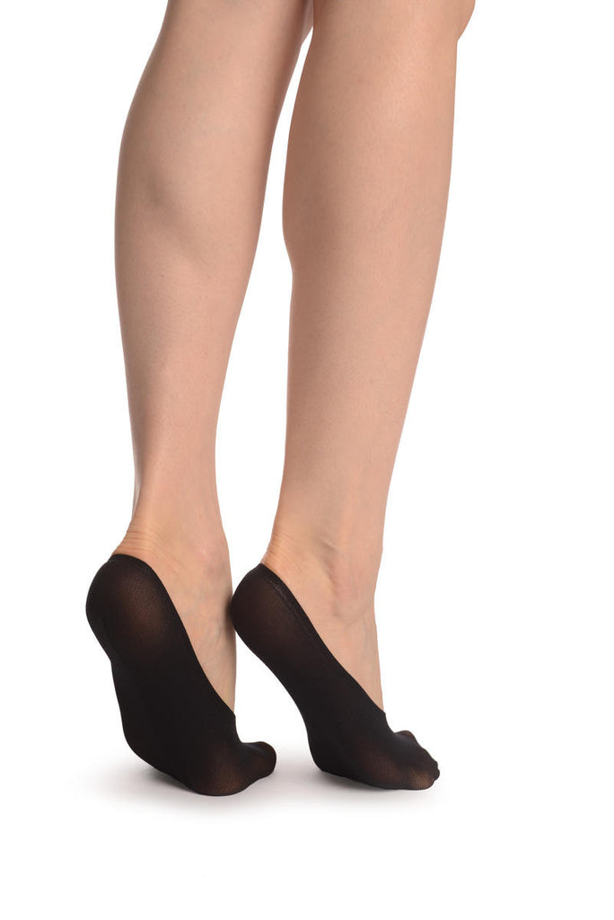 Liss Kiss Black Invisible 20 Den Footsies Socks - Footsies Socks