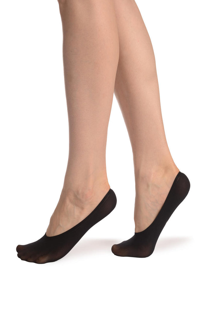 Liss Kiss Black Invisible 20 Den Footsies Socks - Footsies Socks