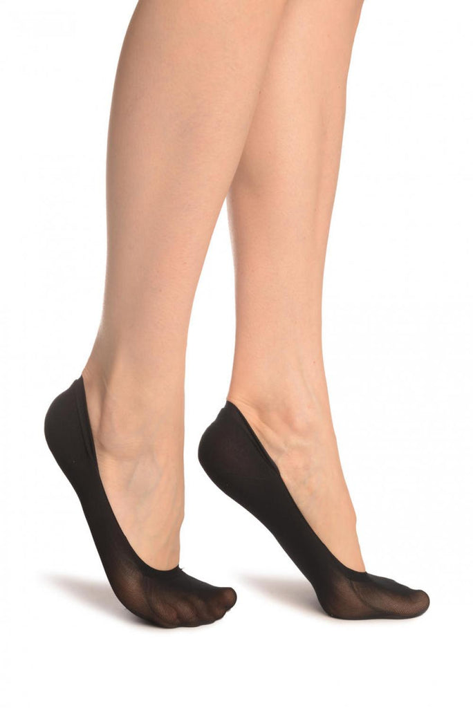 liss kiss Black Opaque Footies 40 Den - Footsies Socks